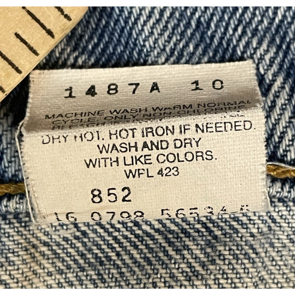 Vintage Levis 550 Jeans Mens 36x30 Blue Relaxed Fit Straight Leg Red Tab 90s - Picture 10 of 15